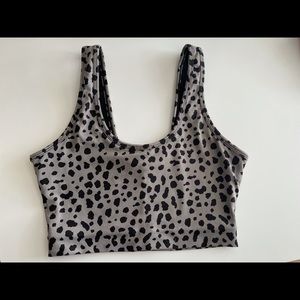 Balance Athletica Ascend Top-midnight snow leopard